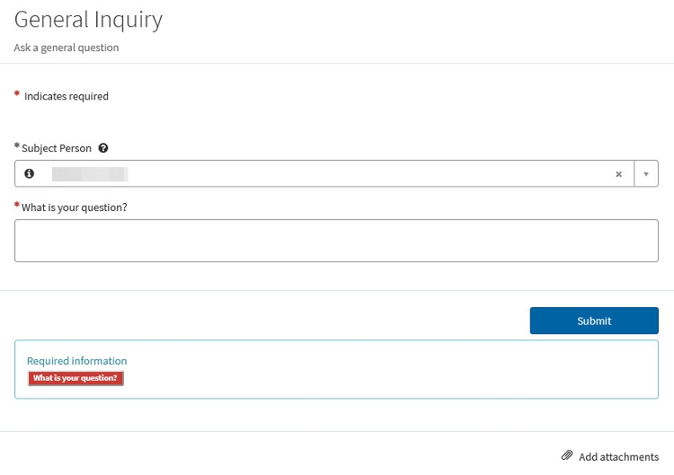 EEC screen/form pops up