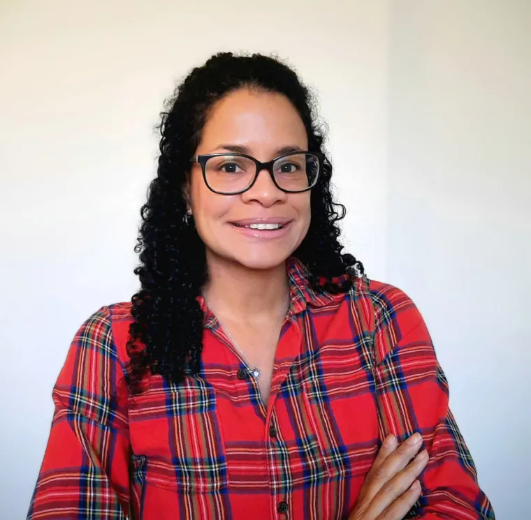 A headshot of Sonia Delphin.