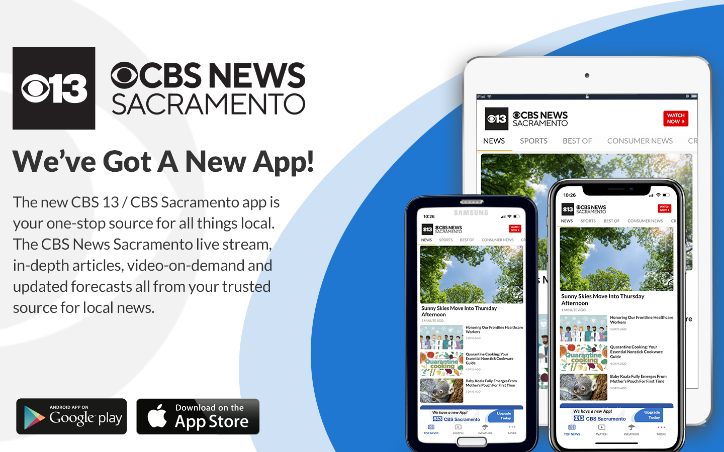 CBS Sacramento News Apps