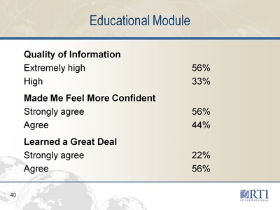 Educational Module