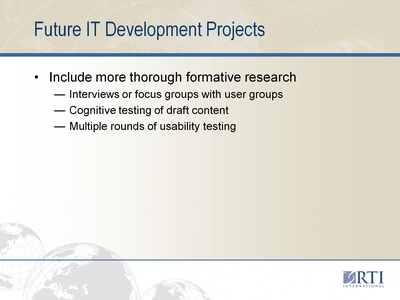 Future IT Development Projects