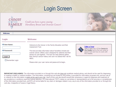 Login Screen