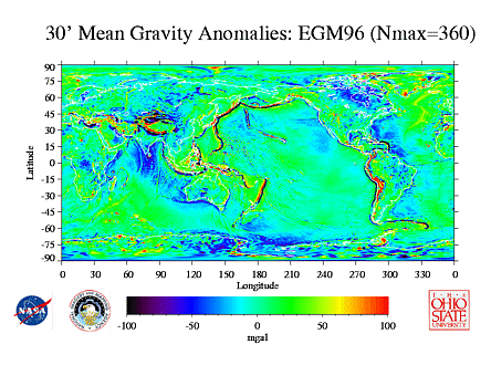 EGM96 Anomalies to L=360