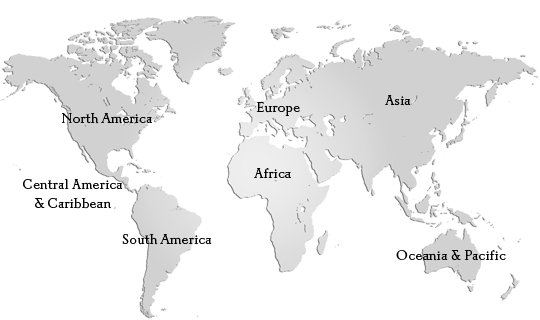 world map