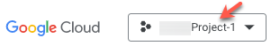 Vertex AI select project