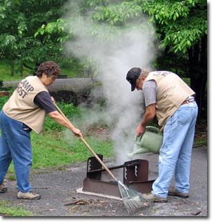 Camp Hosts at Greenbrier State Park.