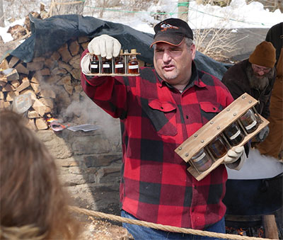 Ranger Eric Creter at the Annual demonstration. - Photo: Stephen Badger