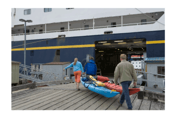 Can I bring my kayak or canoe on the ferry?