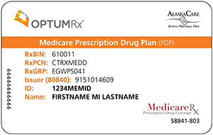 Optum Rx EGWP pharmacy card