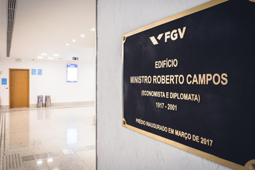 Placa Edificio Ministro Roberto Campos