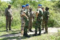 EUSSR Guinea Bissau members with local militaries