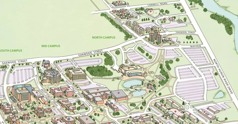 Map of Main Campus