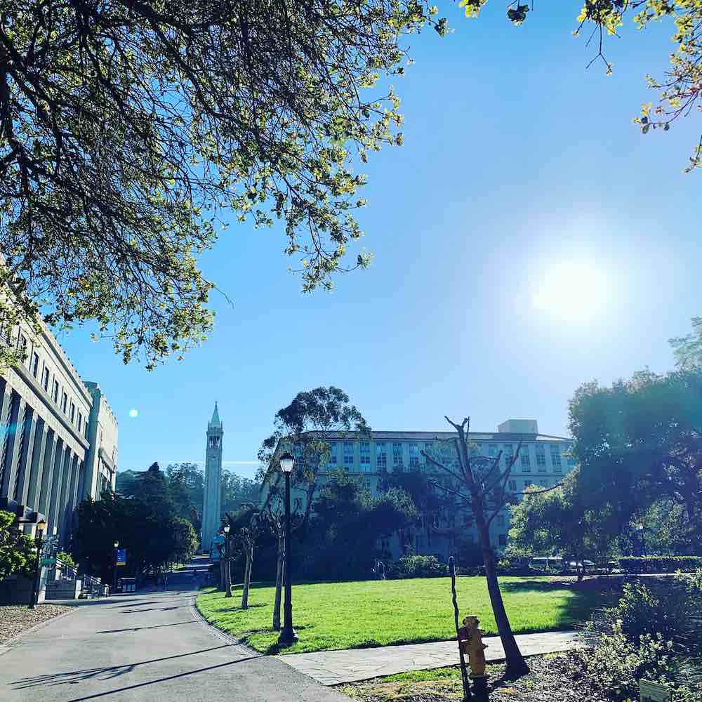 Buildings on UC Berkeley campus.