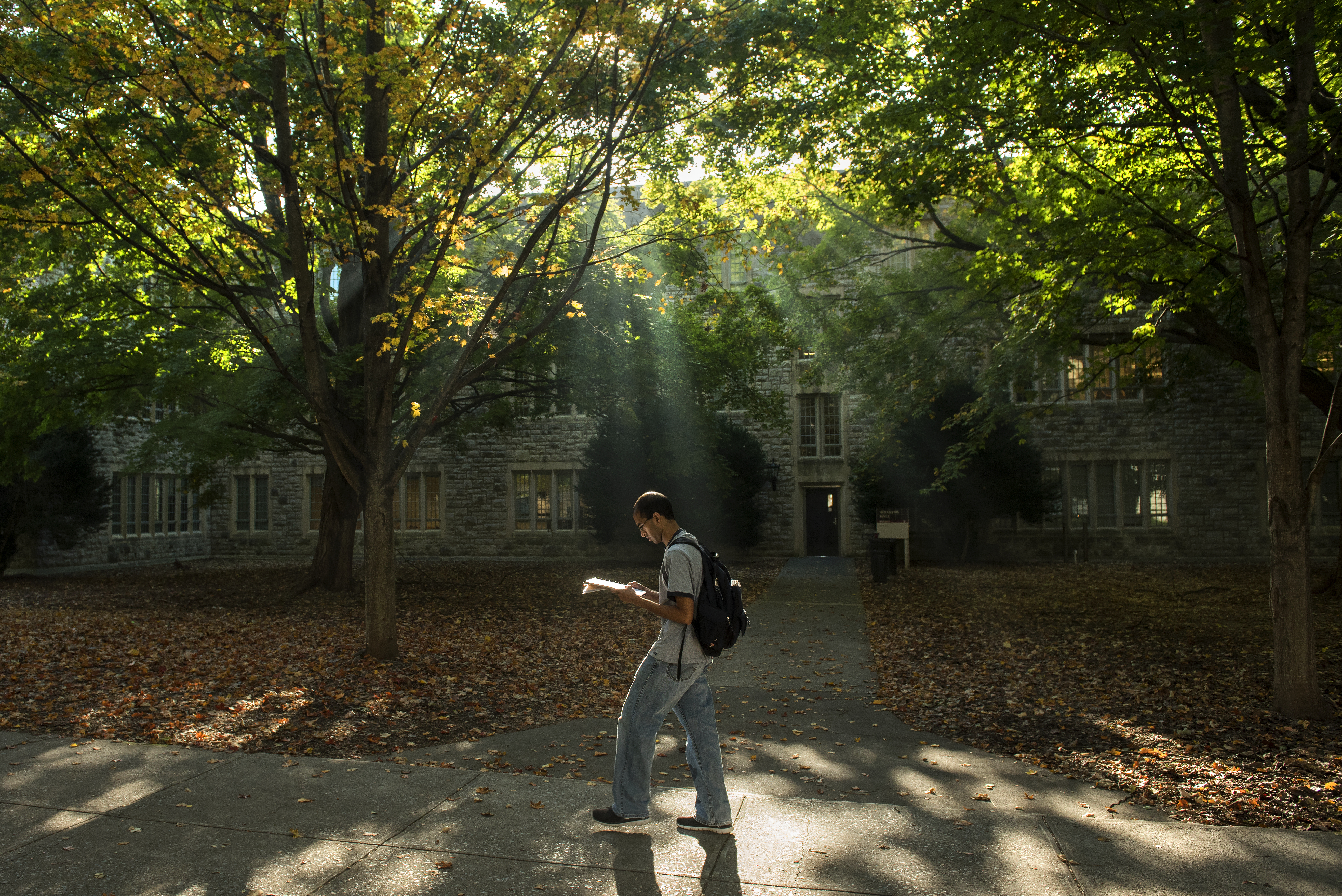 sunray student walking