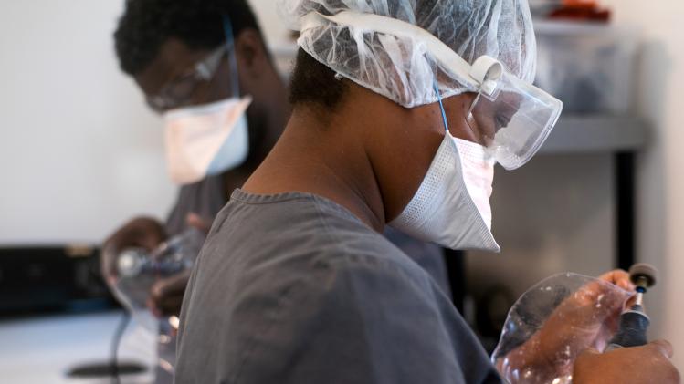 Compression masks in Haiti