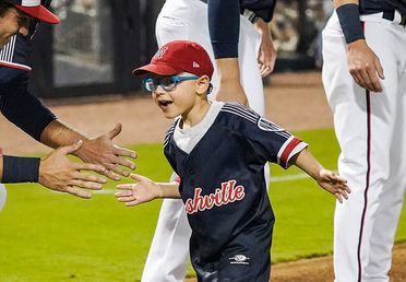 Image for story: Boy battling rare tumor to be named honorary Nashville Sounds player