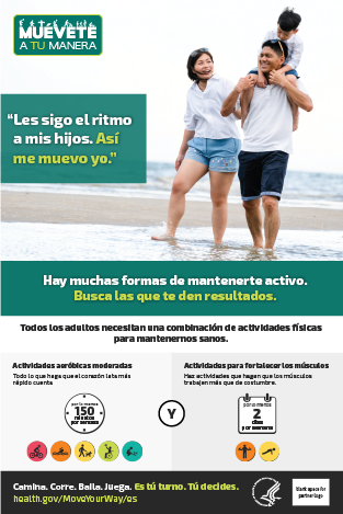 Afiche “Para seguirle el ritmo a mi hijo” 