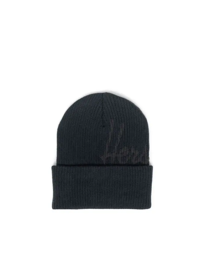 Elmer Script Ribbed Beanie