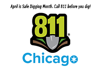 Call 8 1 1 Chicago before you dig image