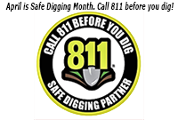 Call 8 1 1 before you dig image