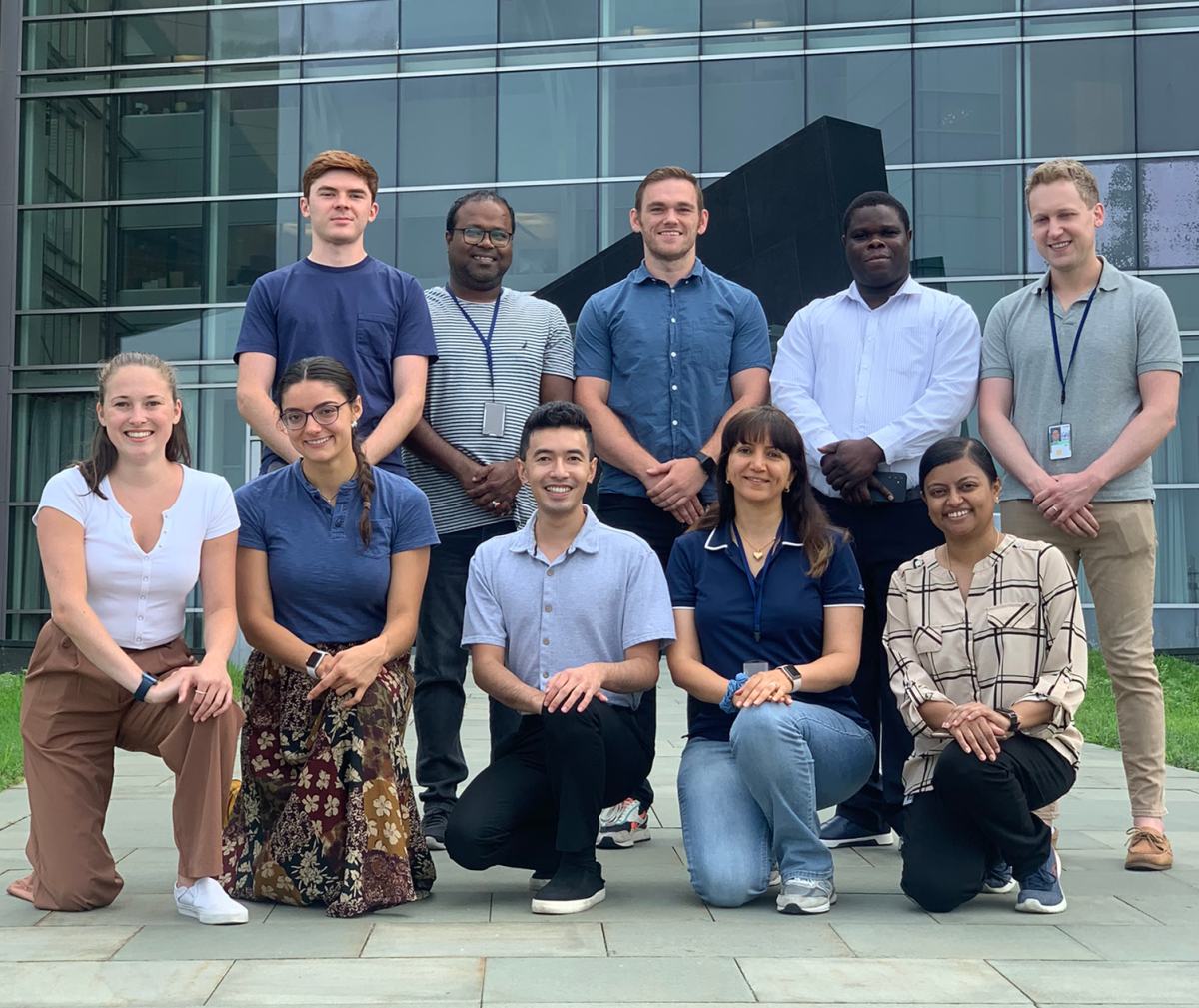 Group shot of Nathan Basisty's lab.