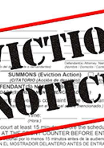 image of an eviction notice