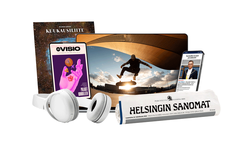 Helsingin Sanomat lehti viikonloppuisin ja HS Digi+