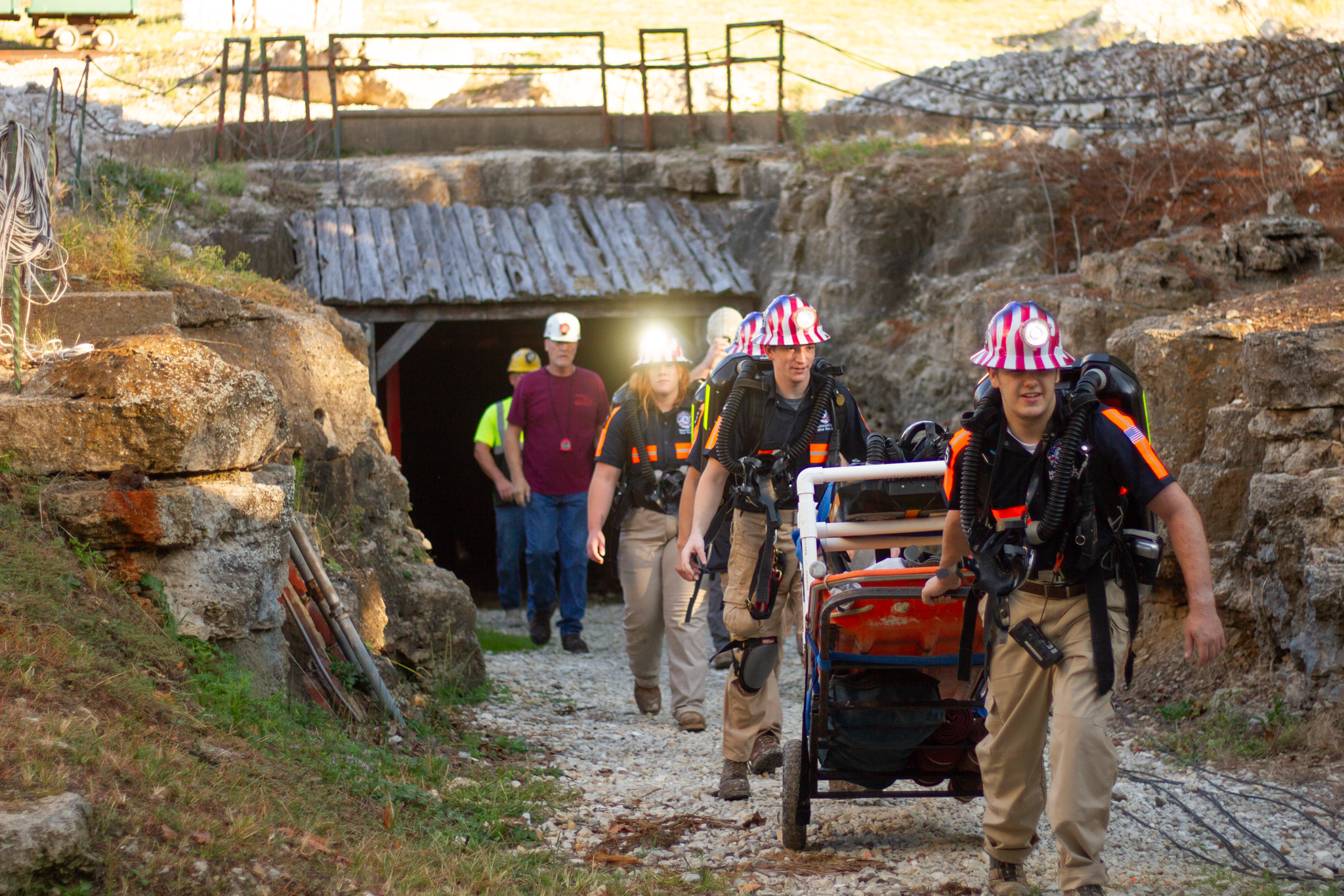 The 41st Annual Mine Rescue Competition in Rolla had 9 teams and a total of 90 miners participate this year! Participants got training and hands on experience preparing for mine emergencies.