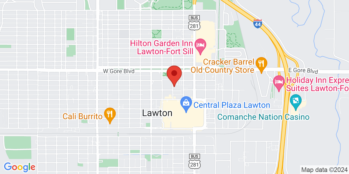 Map of Lawton Public Library - Main