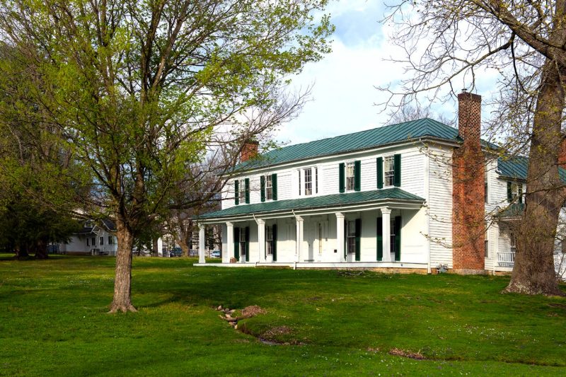 The lawn at Solitude, the oldest structure on Virginia Tech's campus, will be the site for a reception on the final day of 1872 Forward: Celebrating Virginia Tech, an event that celebrates the people who helped shape the school over its 150-year history.