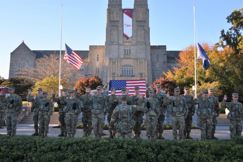 Army ROTC Contracting Ceremony