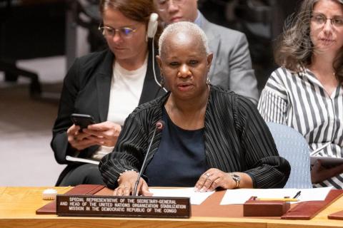 Bintou Keita, Special Representative of the Secretary-General in the Democratic Republic of the Congo and Head of the United Nations Organization Stabilization Mission in the Democratic Republic of the Congo (MONUSCO)