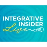 Text says: Integrative Insider Live. Includes illustration of a microphone. 