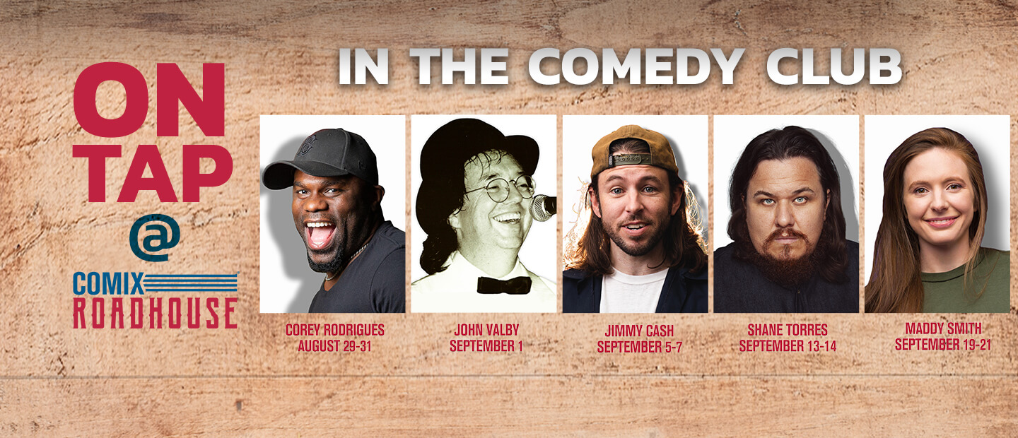 Upcoming Comedians in the Comedy Club