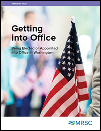 Cover of Getting into Office: Being Elected or Appointed into Office in Washington Counties, Cities, Towns, and Special Districts