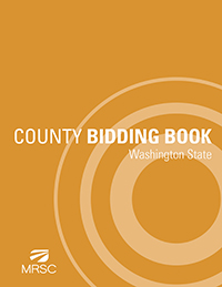Cover of County Bidding Book - Washington State