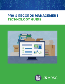 Cover of PRA and Records Management Technology Guide