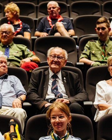 Pokaz specjalny filmu dokumentalnego „Była sobie piosenka” dla kpt. Władysława Dąbrowskiego, uczestnika walk pod Monte Cassino i harcerzy, uczestników obchodów 80. rocznicy tej bitwy.