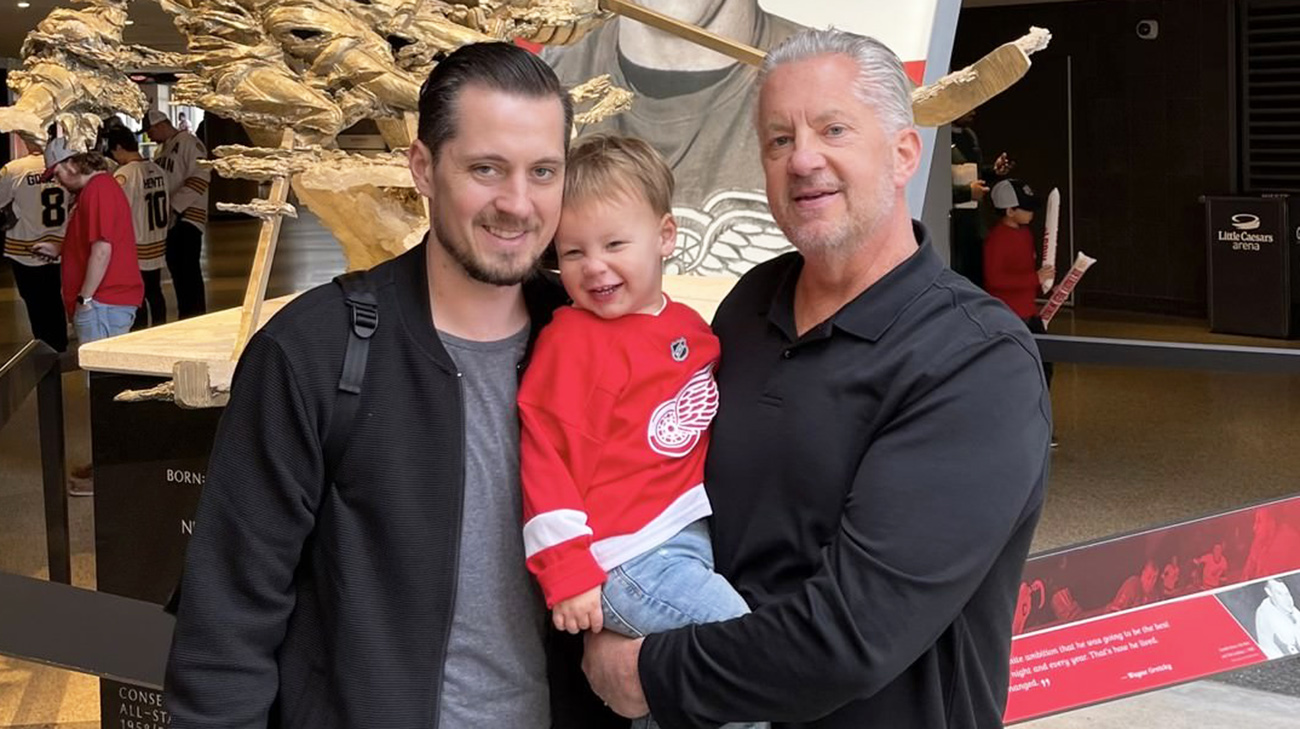 Jerry and Zac Shiner with one of Zac's sons. 