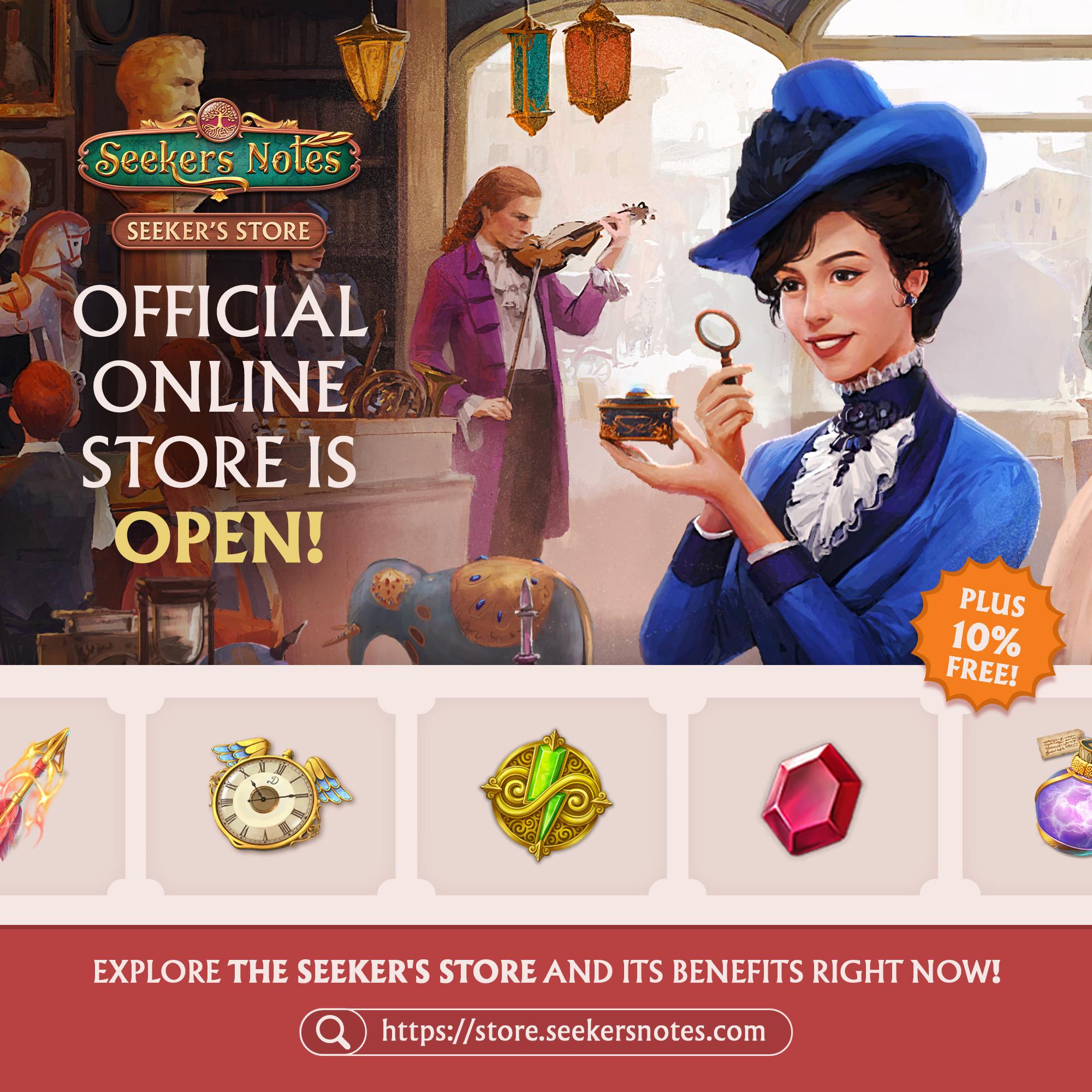 Seeker's Notes & Cooking Diary Webshops Now Open