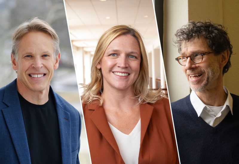 Virginia Tech researchers (from left): Richard Hanowski, Julie Shortridge, and Andy Scerri. Virginia Tech photos