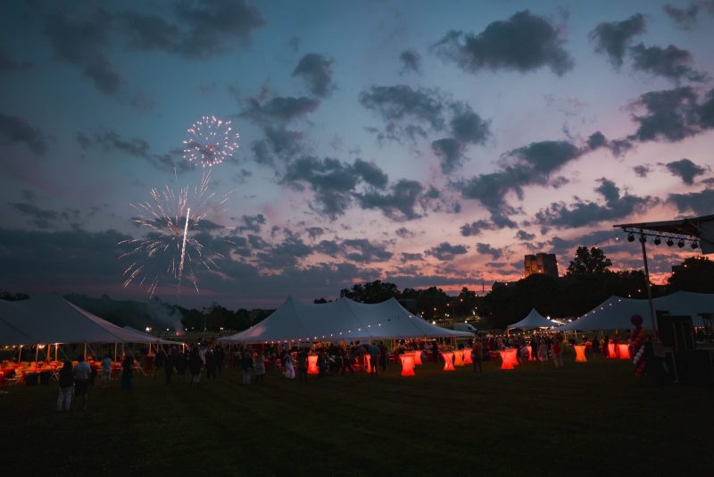 Fireworks on the Drillfield