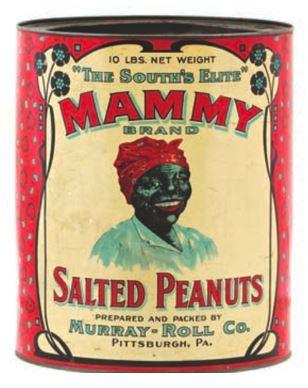 Can of Mammy Brand Salted Peanuts