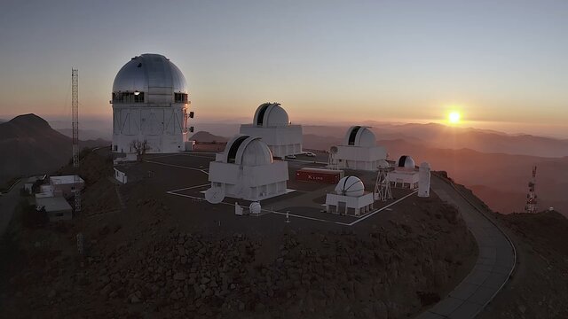 Cerro Tololo Aerial Drone Footage