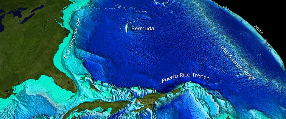 satellite capture of the mid-ocean ridge