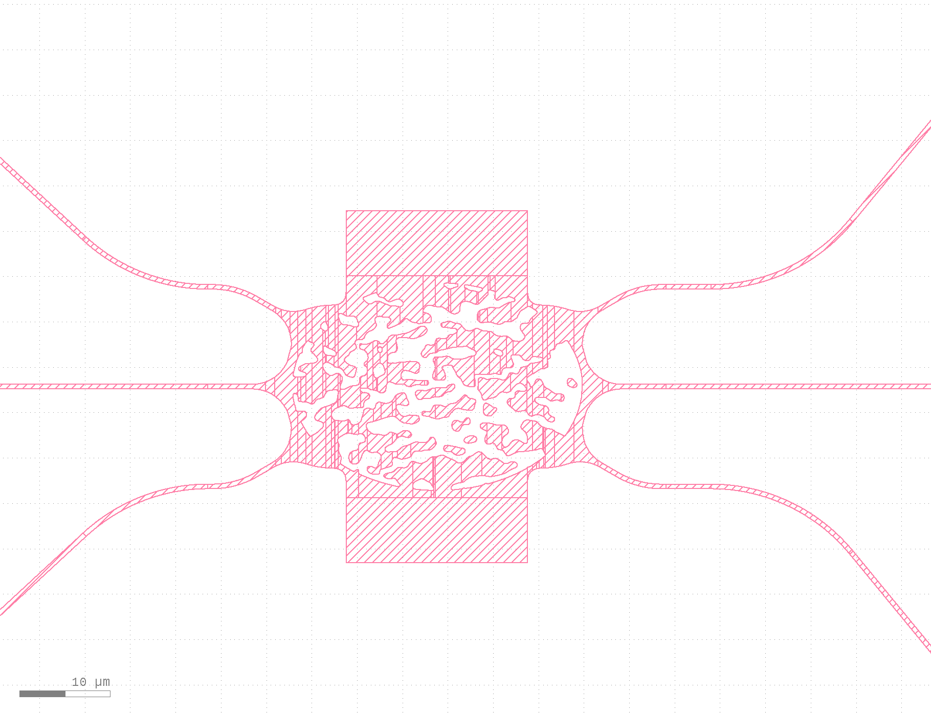 Schematic of light-based analog computer chip