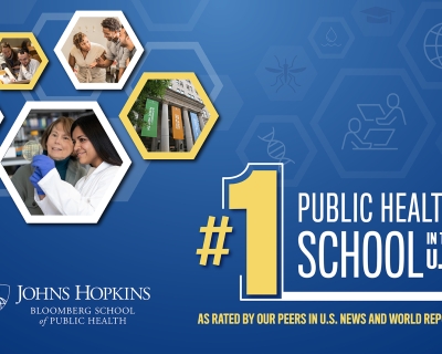 Bloomberg voted top public health school by peers in US News & World report graphic