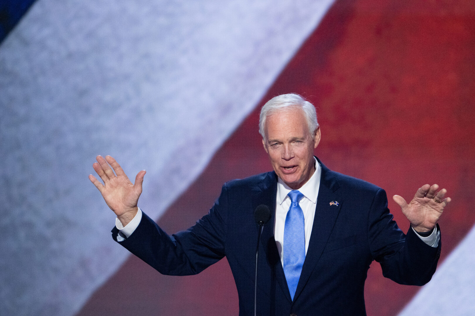 Sen. Ron Johnson, R-Wis., was among the speakers at the Republican National Convention on Monday. 