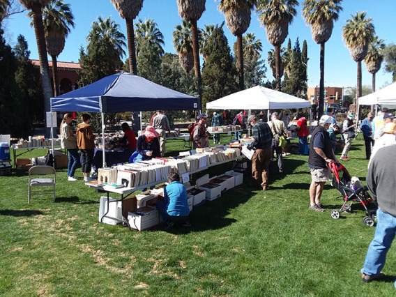 booths on the grass