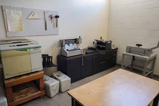 photo of the printing and design labs